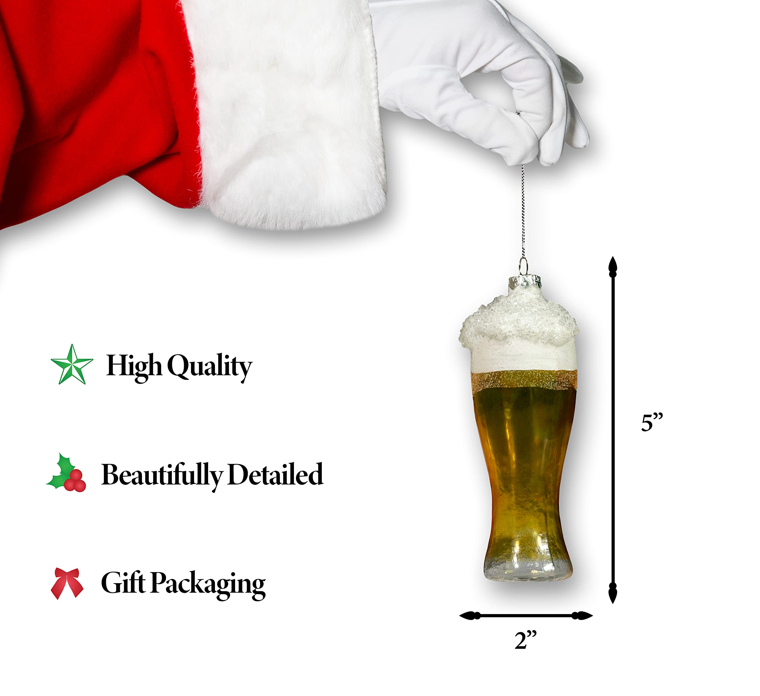 Amazon.co.jp: North Star Christmas - ビールパイントオーナメント